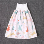 The new four seasons cotton soft baby high-waisted waterproof. leakproof. comfortable. breathable and urine-proof skirt